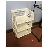 3 bin storage unit