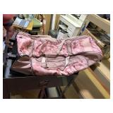 aurotier large rolling duffle bag, pink camo