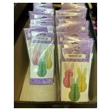 10 pks easter decor paper bunnies 3per pack