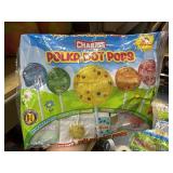 5 bags charms polka dot pops, 35ct@