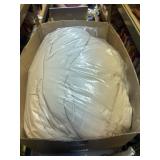 90'x90' queen comforter 100% polyester, tan