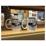 2 philadelphia eagles football mugs