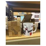 2 cleveland browns football mugs