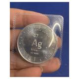 ELEMETAL 47 AG silver coin 1oz