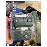 5 garage door openers,
