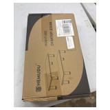 set of 2 glass computer monitor stands  14.5'x9.5'