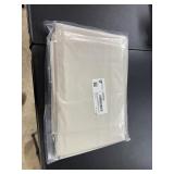 tablecloth 60'x 120' off white , vinyl, waterproof