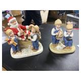 2 Denim Days Figures - Santa & Prayers