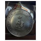 ELEMETAL 47 AG silver COIN 1oz.