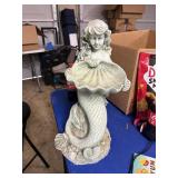 resin mermaid 17' tall outdoor figuire