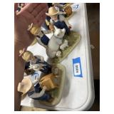 2 Denim Days Pig and Rabbits Kid's Figures