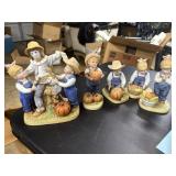 5 Denim Days Fall Figures - Harvest & pumpkins