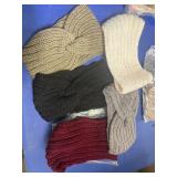 5 knitted head bands
