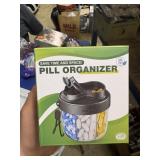 7 slot pill holder with carry strap