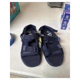 boys size 13 blue strap sandals dusty from