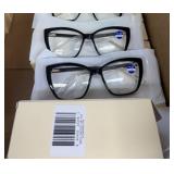 2pr reading glasses 1.25 with blue light filter
