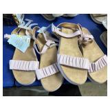 2pr big girls size 4 sandals dusty from