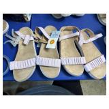 2pr big girls size 2 & 3 sandals dusty from