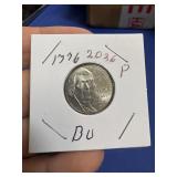 1776 -2026 P semi quincentennial nickel BU