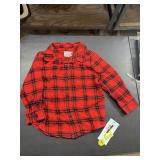 18 months Red Flannel Shirt Cat & Jack