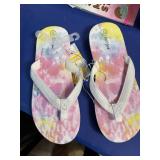 girls xl size 6 flip flops
