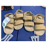2pr girls size 8 sandals dusty from storage