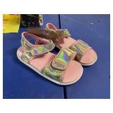 1pr girls size 9 sandals dusty from storage