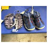 2pr baby size 6 boys sandals dusty from storage