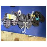 3pr baby size 6 boys sandals dusty from storage
