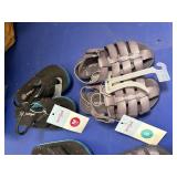 2 pr size 8 boys sandal/ flip flops cat n jack