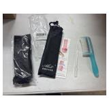 2 oil applicator combs for hair with storage bags