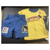 Boys 4T Mickey and Donald 2-piece outfit