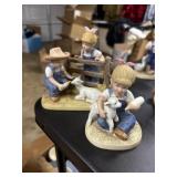2 Denim Days Bottle Feeding lambs figures