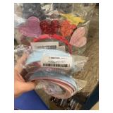 6 kids headbands, various colors and styles