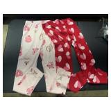 2 pair 5T girls Pajama pants Hearts & desserts