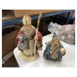 June McKenna St. Nicholas11' & Christmas wizard 7'