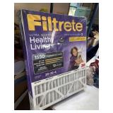 Filtrete air filter 20x25x4