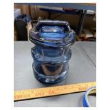 Blue Milk Can Canister jar 5' w x 8' tall