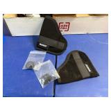 2 ruger pistol holders, 2 metal strap hooks