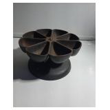 Vintage cast iron cobbler nail caddy