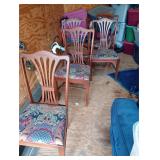 Mahogany dining chairs