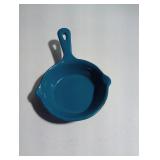 Small enamel cast iron ashtray