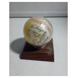 Autographed baseball