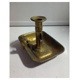 Brass colonial candlestick