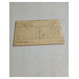 Vintage report cards
