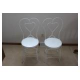 Metal Ice Cream Chairs