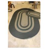 Two Matching Braided Rugs