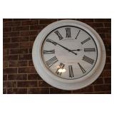 White Round Clock