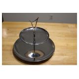 Metal Tiered Serving Tray