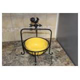 Metal Stand w/Bowl
